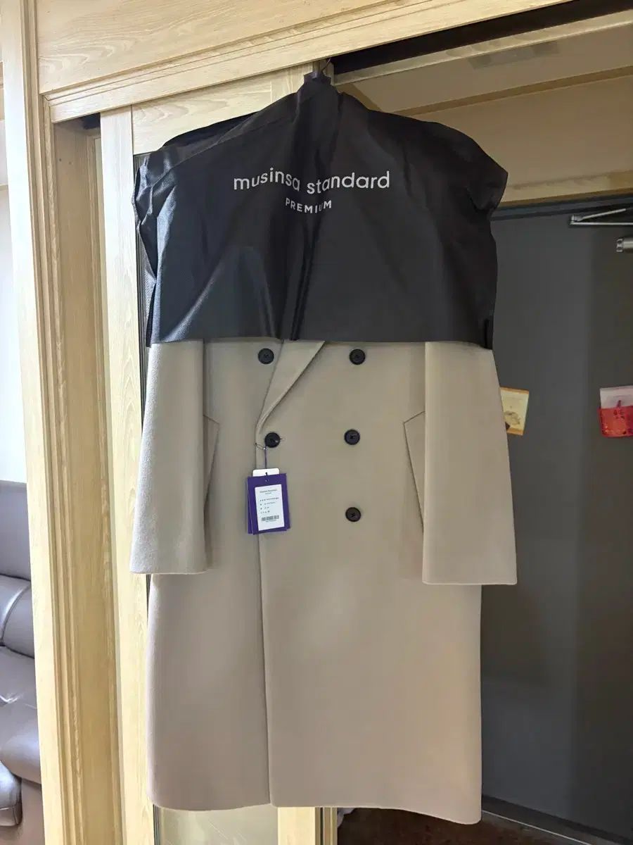 (新品) MUSINSA STANDARD カシミア 20 オーバーサイズ ダブル コート モカ