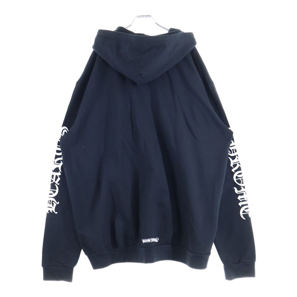 CHROME HEARTS (クロムハーツ) SWTSHRT HD ZIP アームロゴプリント