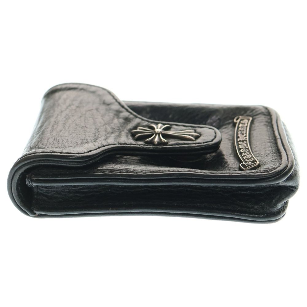 CHROME HEARTS (クロムハーツ) スモールCHクロス クロスボタン レザー
