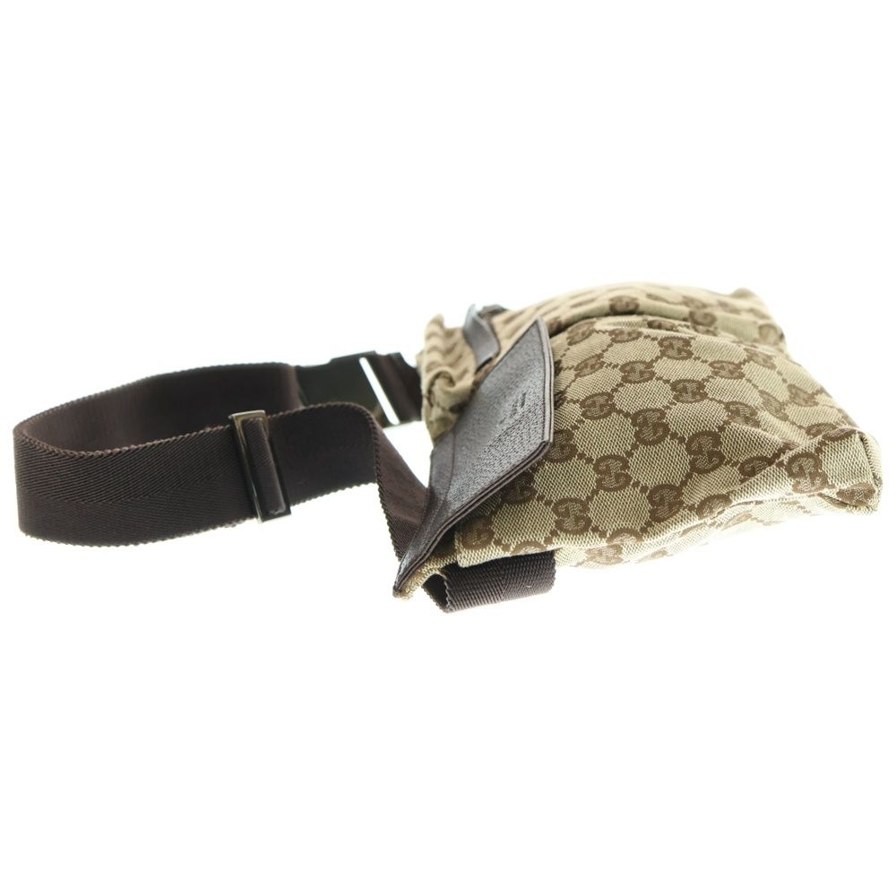 GUCCI (グッチ) GGキャンバス ウエストポーチ ボディバッグ ショルダー