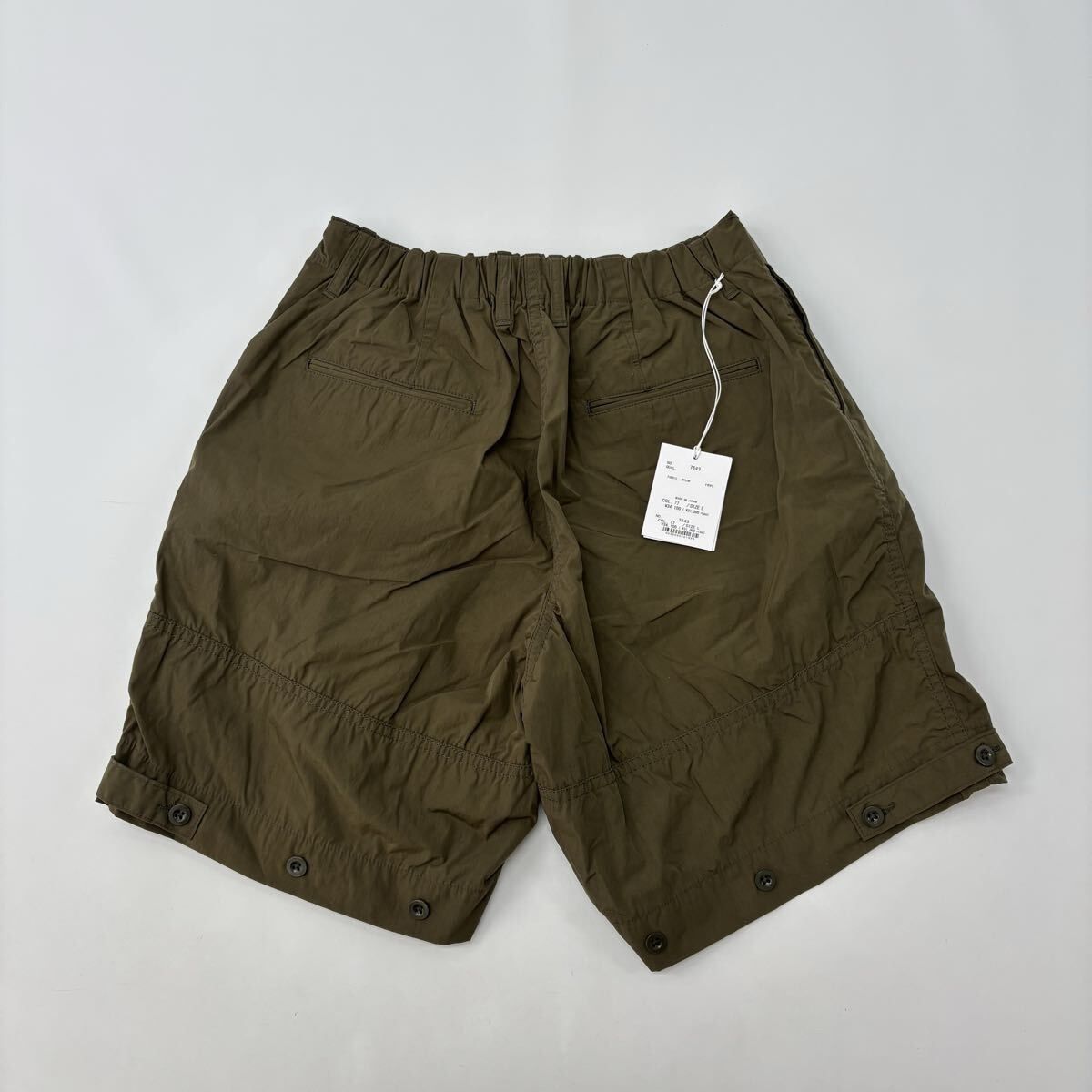25 ss 2025 BRU NA BOINNE ブルーナボイン 7643 GYOMO SHORTS 魚網 ショーツ ショート パンツ サイズ L 定価34 100円 712-0080