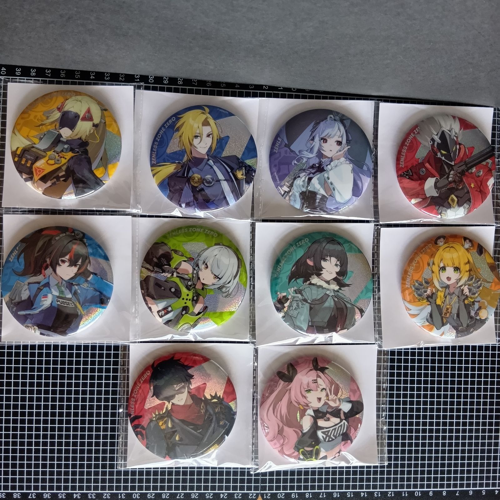 ① ゼンゼロ ゼンレスゾーンゼロ × GIGO限定！ 缶バッジ 全種