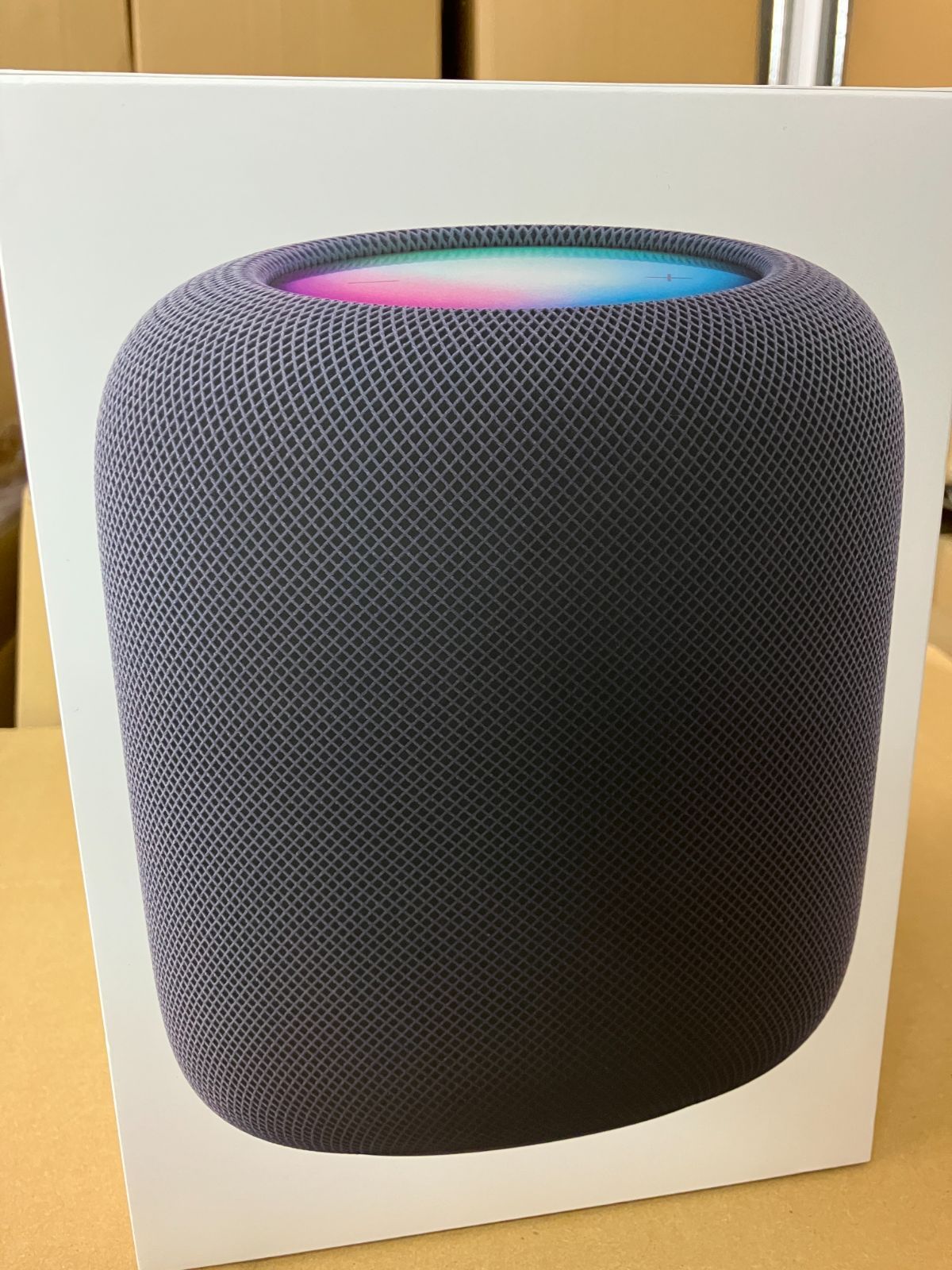 B-0557 箱に凹み有 Apple HomePod ホームポッド MDEW 4 J|A 第2世代 ミッドナイト スピーカー