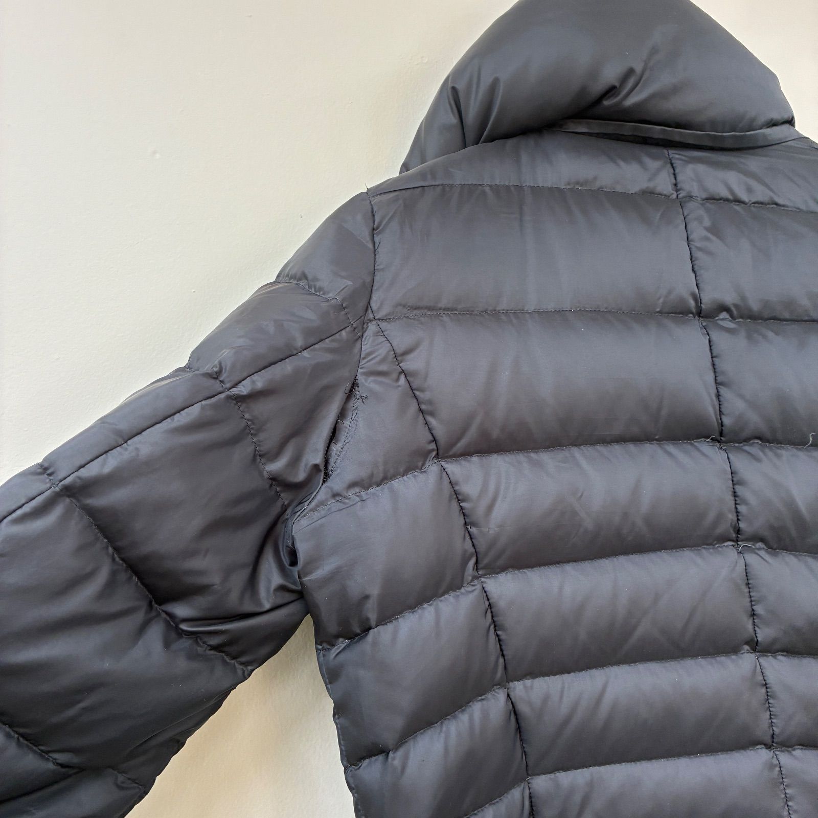 訳アリ】23区 ダウンコート ロング Aライン ボリュームネック ブラック