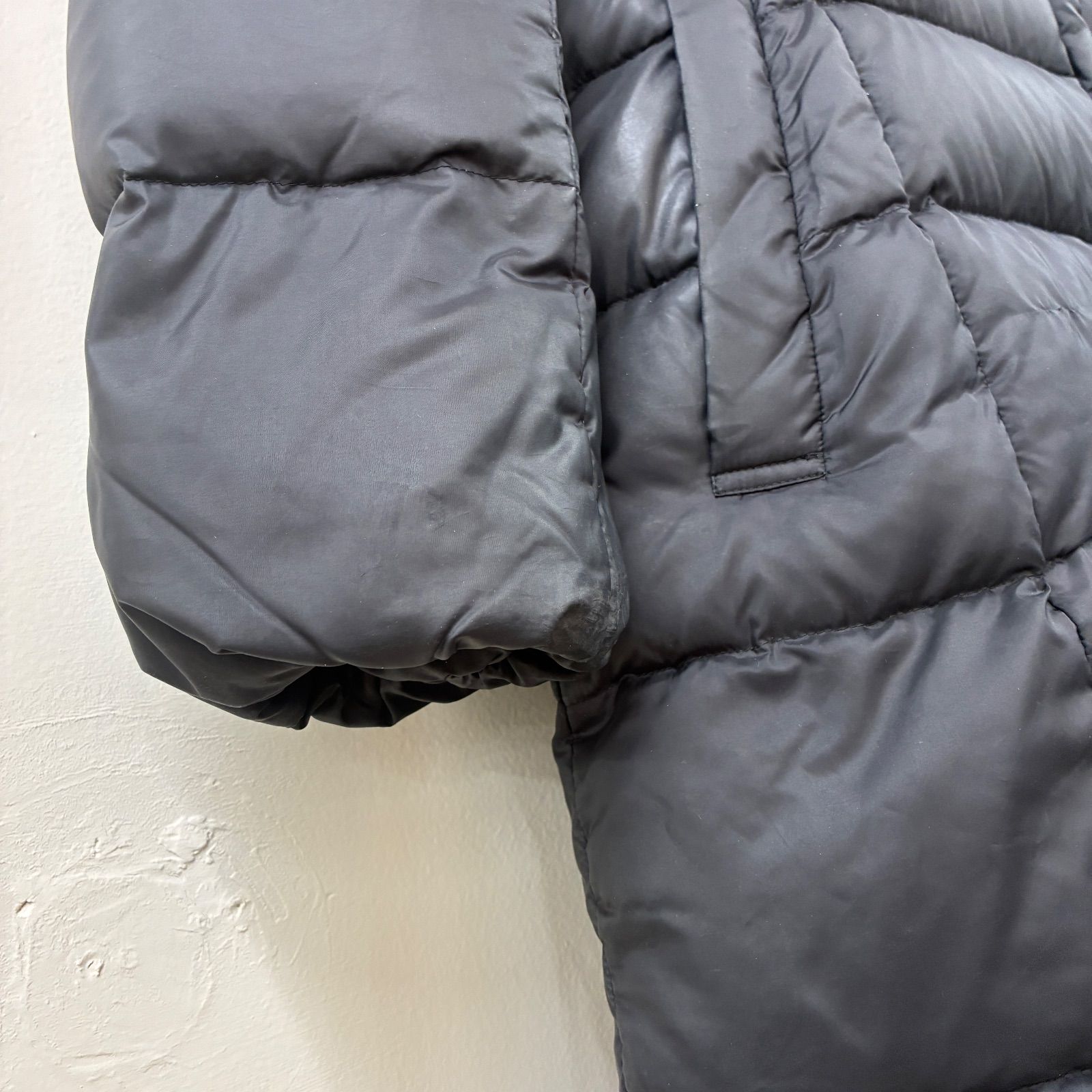 訳アリ】23区 ダウンコート ロング Aライン ボリュームネック ブラック