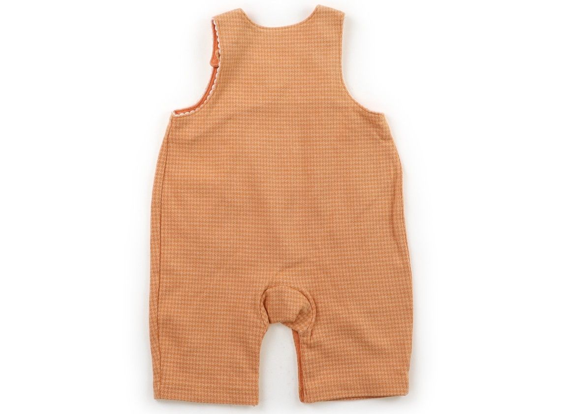 アパレル・ベビー BITZ】サファリボーダー柄ちびカバーオール | ロンパース