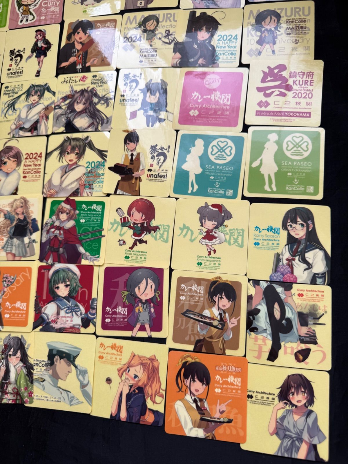 艦隊これくしょん 艦これ シール ステッカー カレー機関 C2機関 約50点