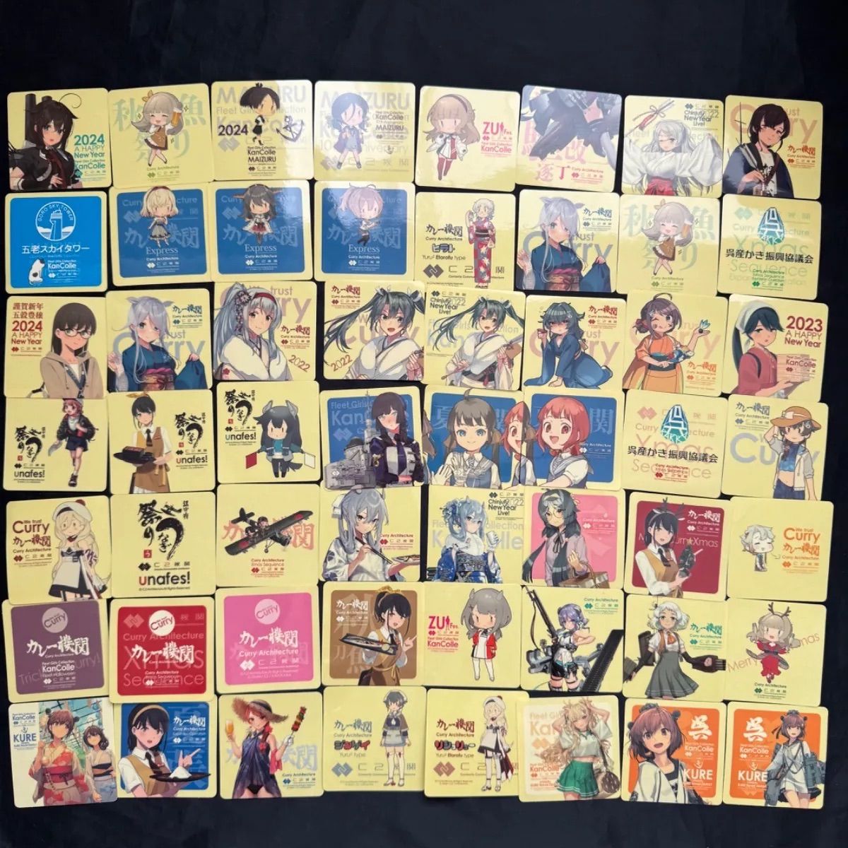 艦隊これくしょん 艦これ シール ステッカー カレー機関 C2機関 約50点