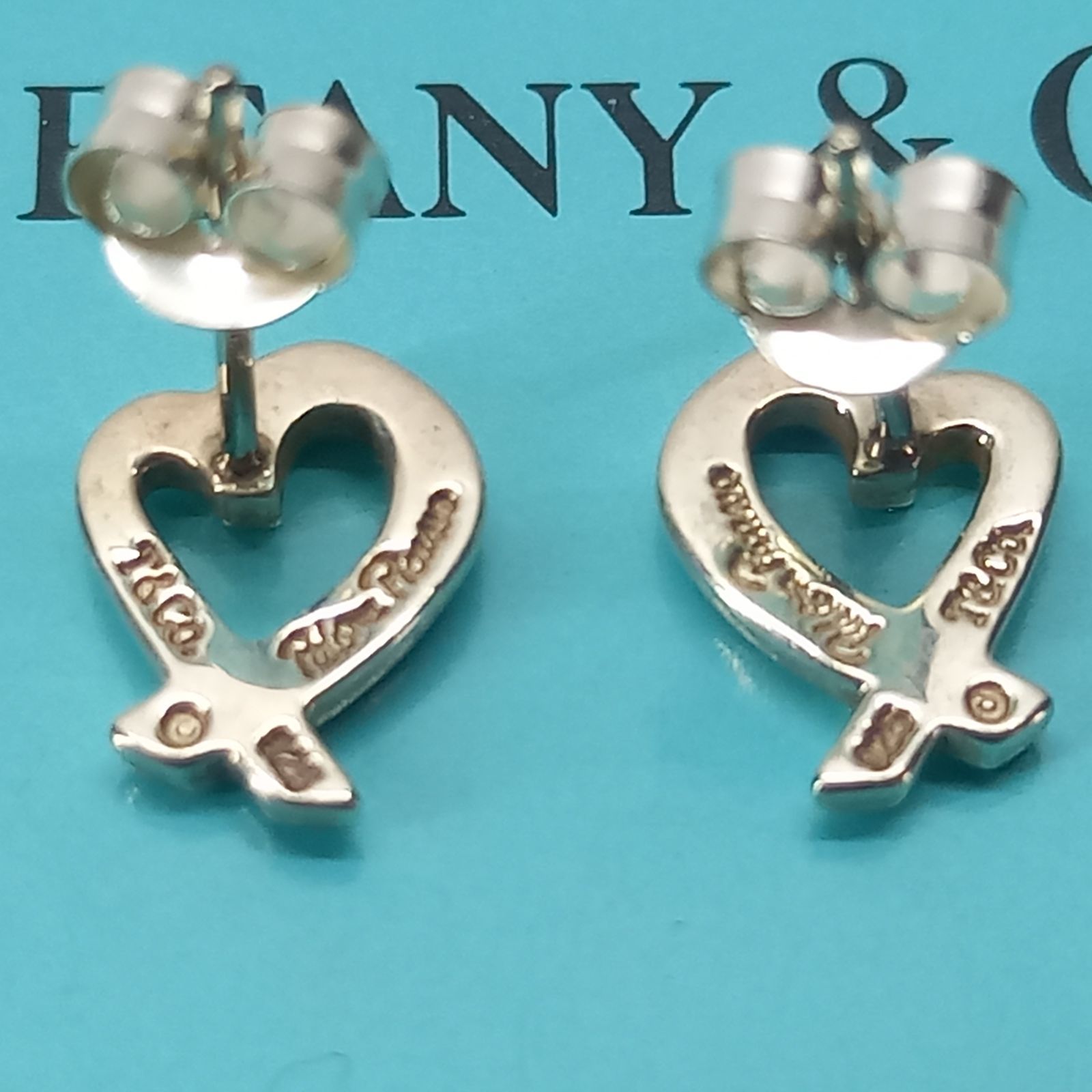 パロマピカソ ラビングハート スタッド ピアス 925シルバー TIFFANY