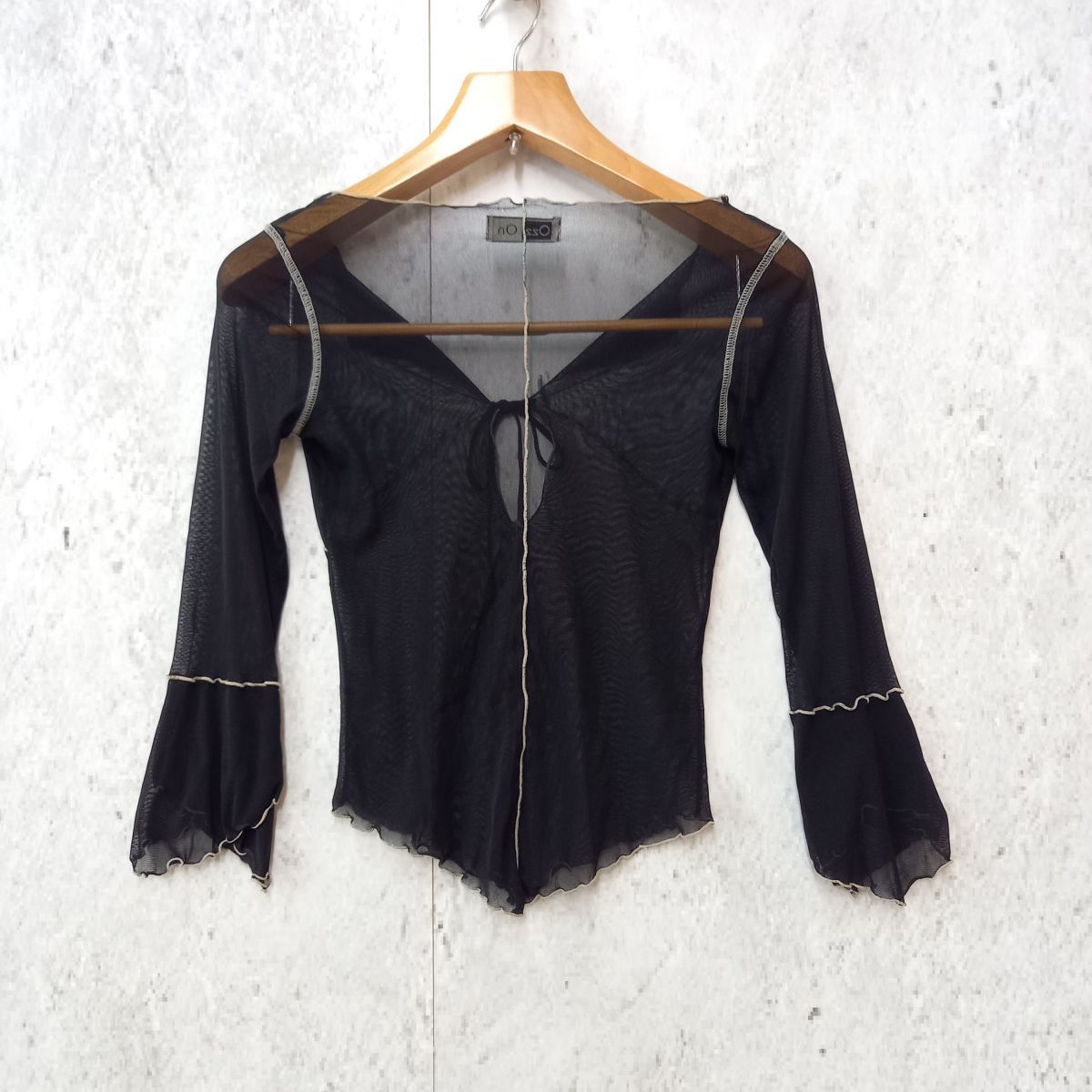 Ozz On オッズオン ゴシック ロリータ シアー チュール ブラウス