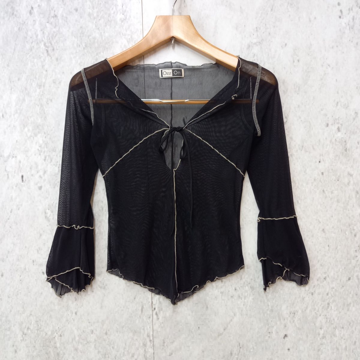 Ozz On オッズオン ゴシック ロリータ シアー チュール ブラウス