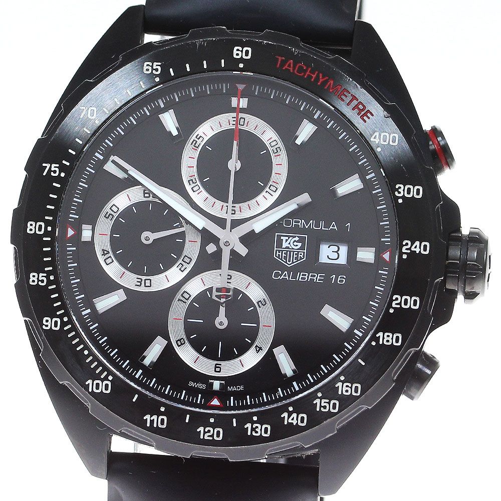 訳ありタグホイヤー TAG HEUER CAZ 2011-0 フォーミュラ1 キャリバー16 クロノグラフ 自動巻き メンズ_840645