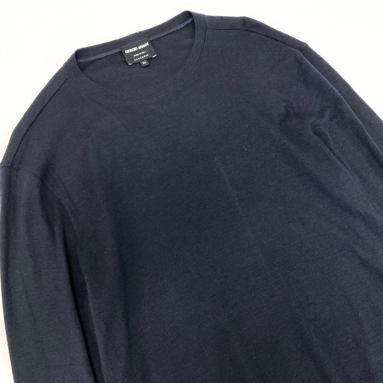 21L8 GIORGIO ARMANI ジョルジオアルマーニ 総カシミア ハイゲージ