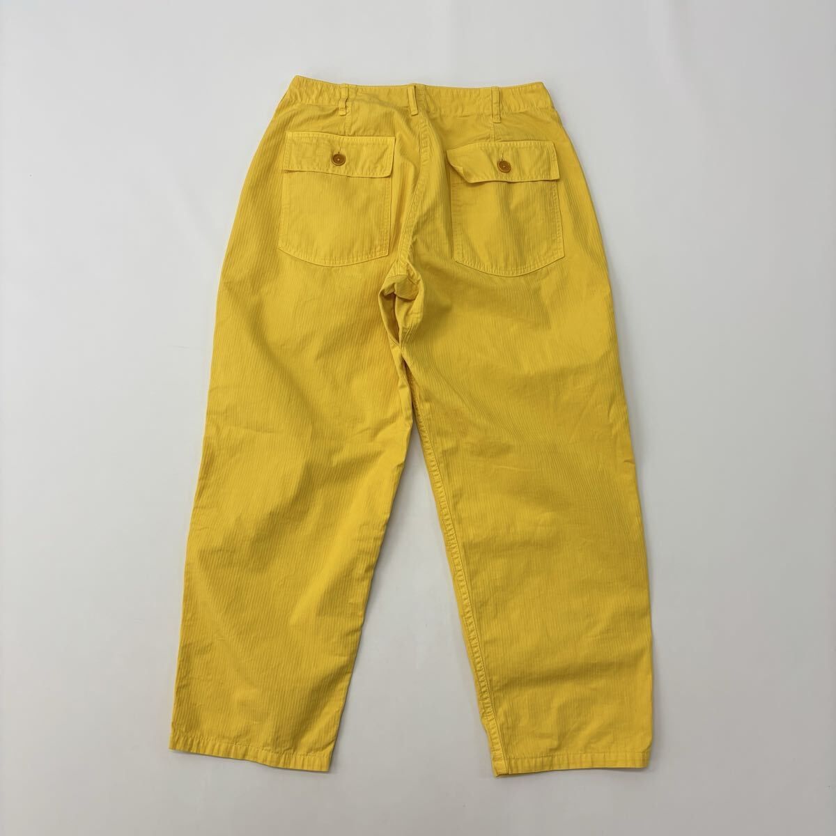 25 ss 2025 BRU NA BOINNE ブルーナボイン ギバーパンツ 7753 ギバー パンツ イエロー 系 サイズ M 定価30 800円 712-0050