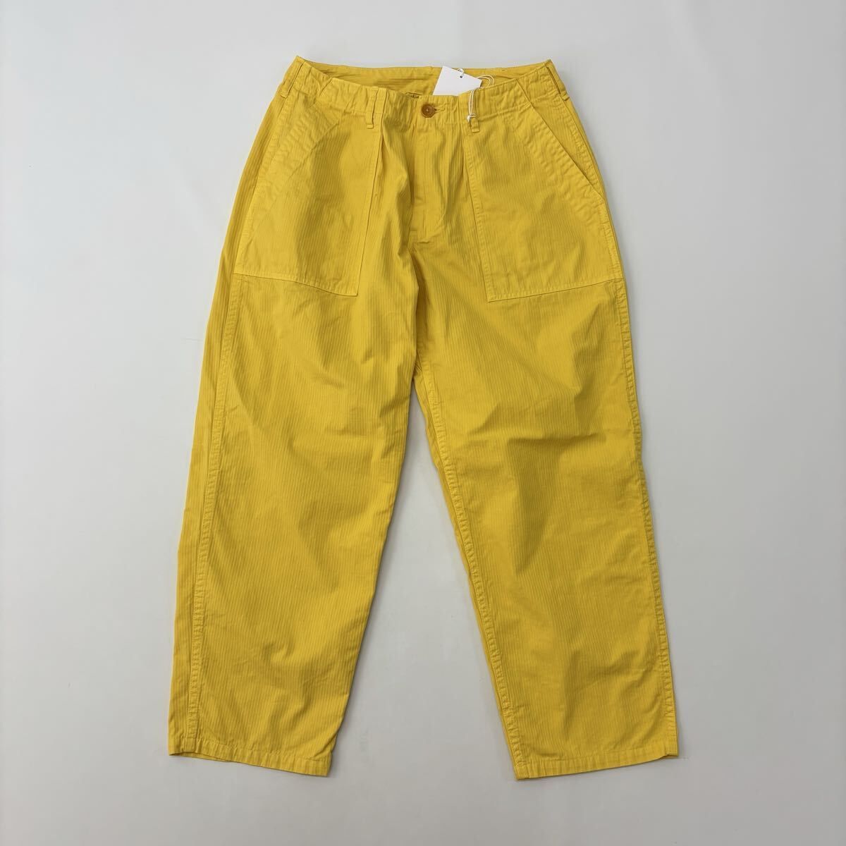 25 ss 2025 BRU NA BOINNE ブルーナボイン ギバーパンツ 7753 ギバー パンツ イエロー 系 サイズ M 定価30 800円 712 0050