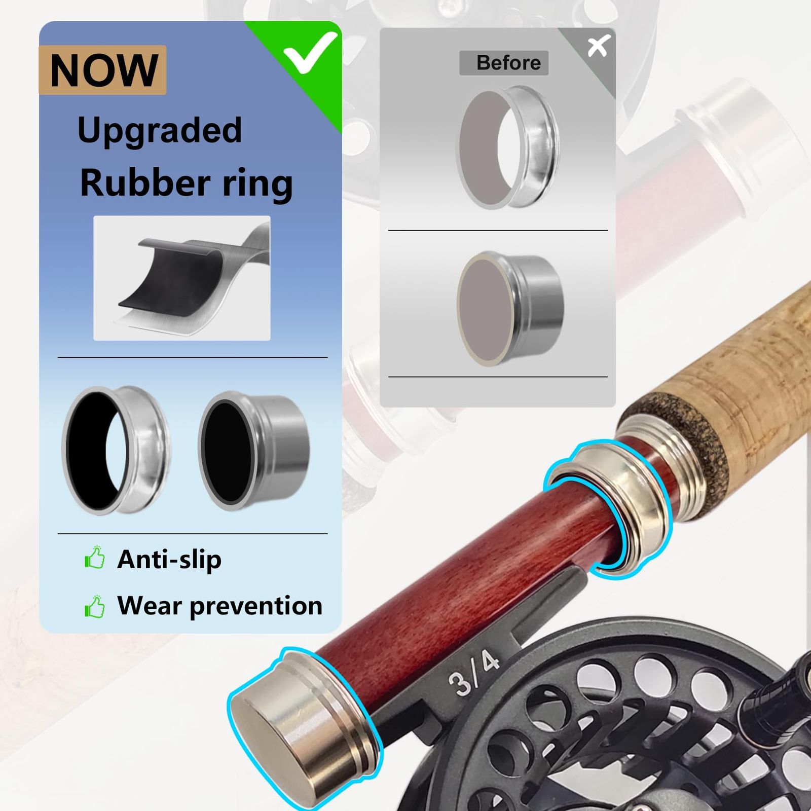 Aventik Whisperer フライフィッシングロッド 4ピース 6フィート 0|1|2|3 wt 7 FT 3|4 24 T コルボンファイバー ファストアクション スーパーコンパクト 淡水 超軽量 フライロッ 6 1 LW 0|1 ロッドのみ