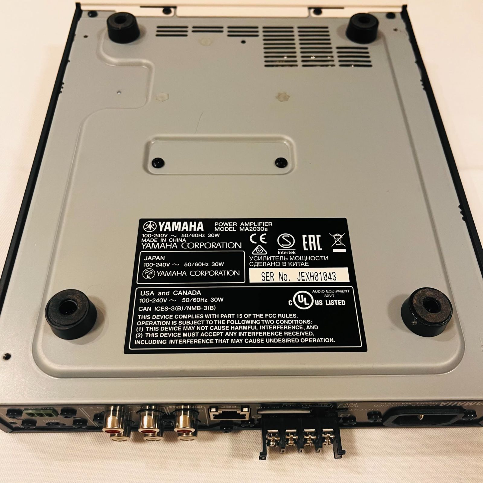 ヤマハ YAMAHA パワーアンプリファイアー MA2030a No2834 - メルカリ