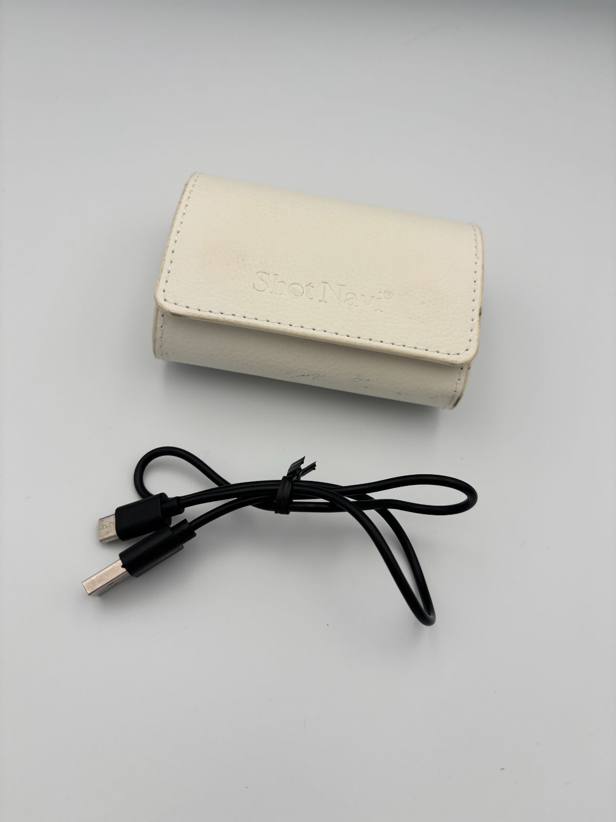 管理番号3307 Shot Navi ショットナビ ゴルフ レーザー距離測定器 Voice Laser Red Leo BK 視認性 赤色OLED採用 高速0.3秒計測 高低差 充電式 レーザー距離計測器