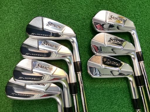  【中古】 ダンロップ SRIXON Z-FORGED II 8S アイアンセット IR 純正特注シャフト (フレックスS) メンズ 男性用 右利き 右用 Cランク ゴルフクラブ 単体アイアン