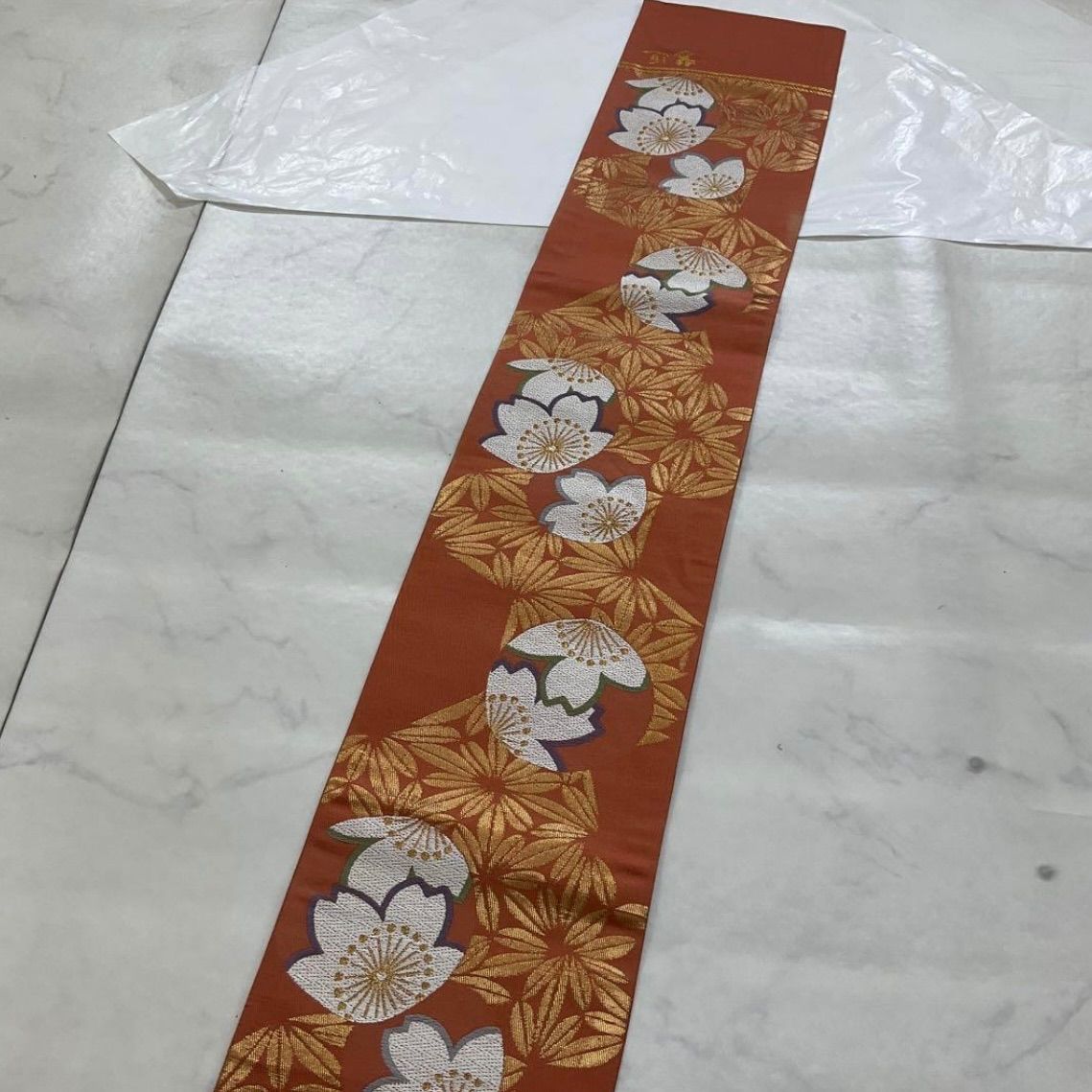 ○ kimomo+one○送料無料○kimonoarisa○最高級西陣織唐織正絹○手織り