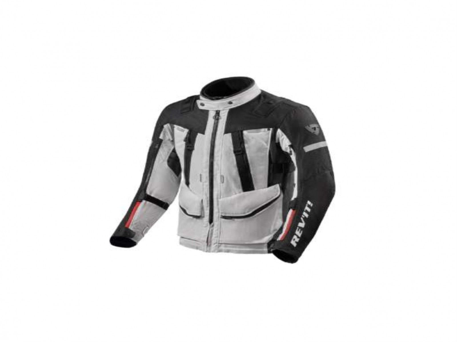 レブイット製 テキスタイルジャケット シルバー FJT 297 4050 M 社外 Mサイズ マルチシーズン ツーリングジャケット pK