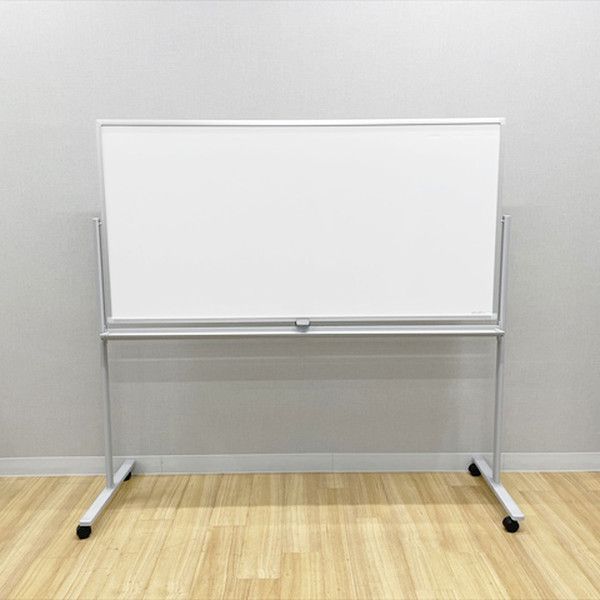 コクヨ ホワイトボード 脚付 両面式 BB R 900 幅1915 スカイグレー