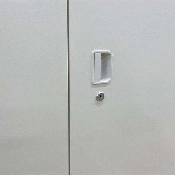 ライオン事務器 両開き書庫 ロング スチールキャビネット 幅900 高1860