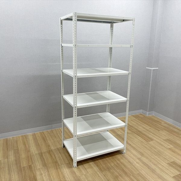 オカムラ スチールラック 6段 63型 業務用 幅900 高2100 スノーホワイト