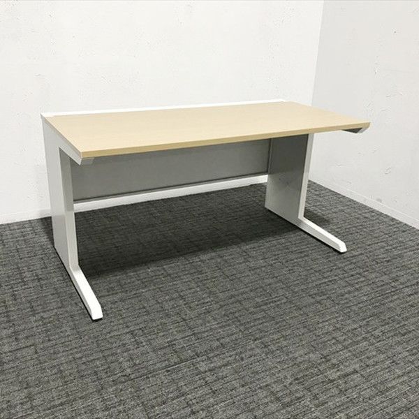 イトーキ 平デスク CZR 引出し無 L脚 幅1400 オフィスデスク ファインウォールナットL