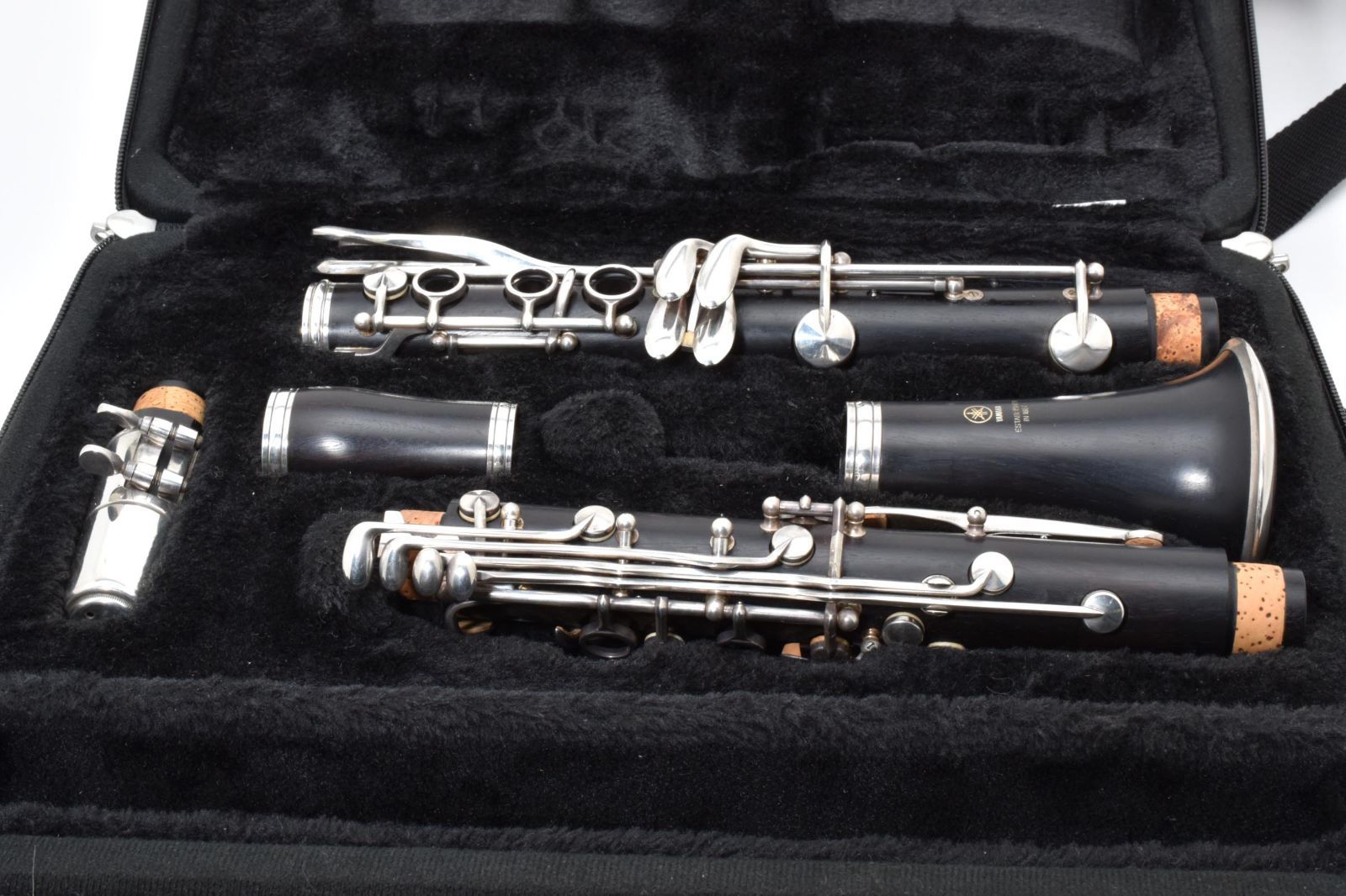 YAMAHA YCL-450 クラリネット リガチャー ケース付き YAMAHA YCL-450 木製クラリネット 日本製 吹奏楽向け 動作品 ケース