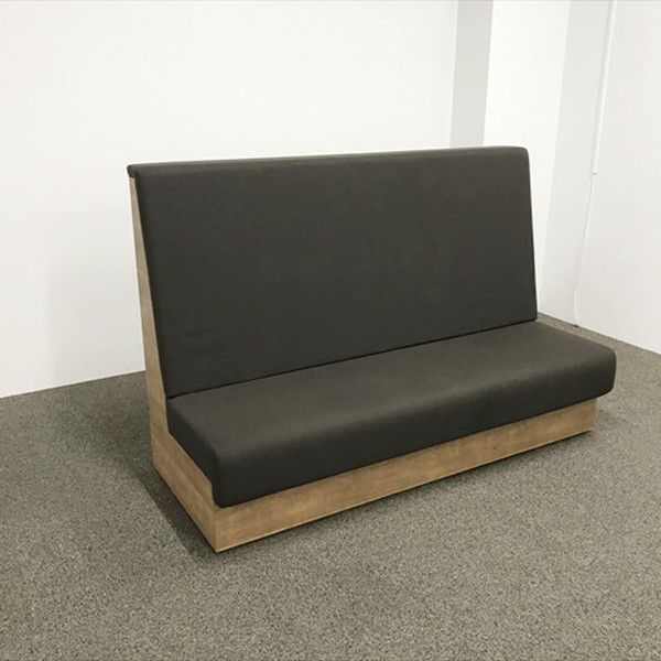 イトーキ 収納付きソファー 待合室ソファー ハイバック 3人用 ノットワーク カシューブラウン