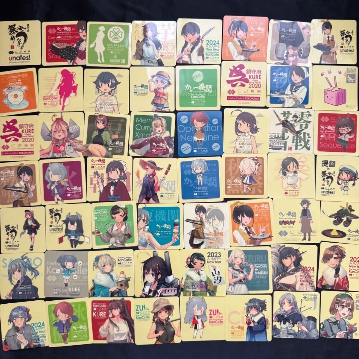艦隊これくしょん 艦これ シール ステッカー カレー機関 C2機関 約50点