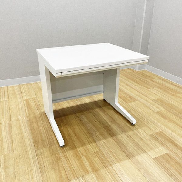 オカムラ パソコンデスク アドバンス 引出し付 幅800 オフィスデスク ホワイト