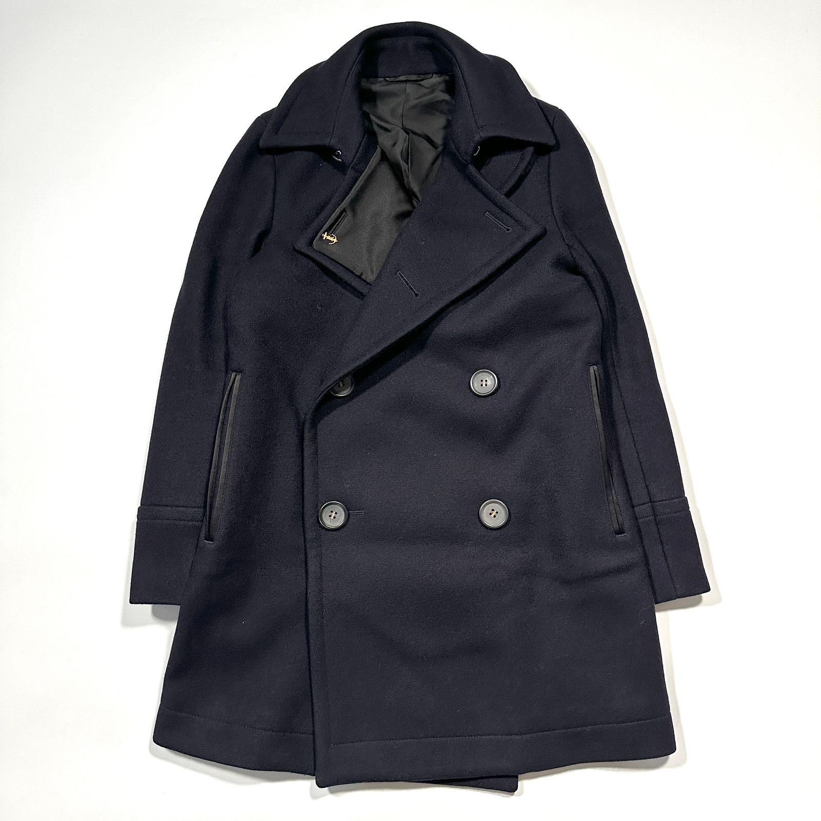 極美品 THE RERACS ザリラクス ウール メルトン ピーコート Pコート