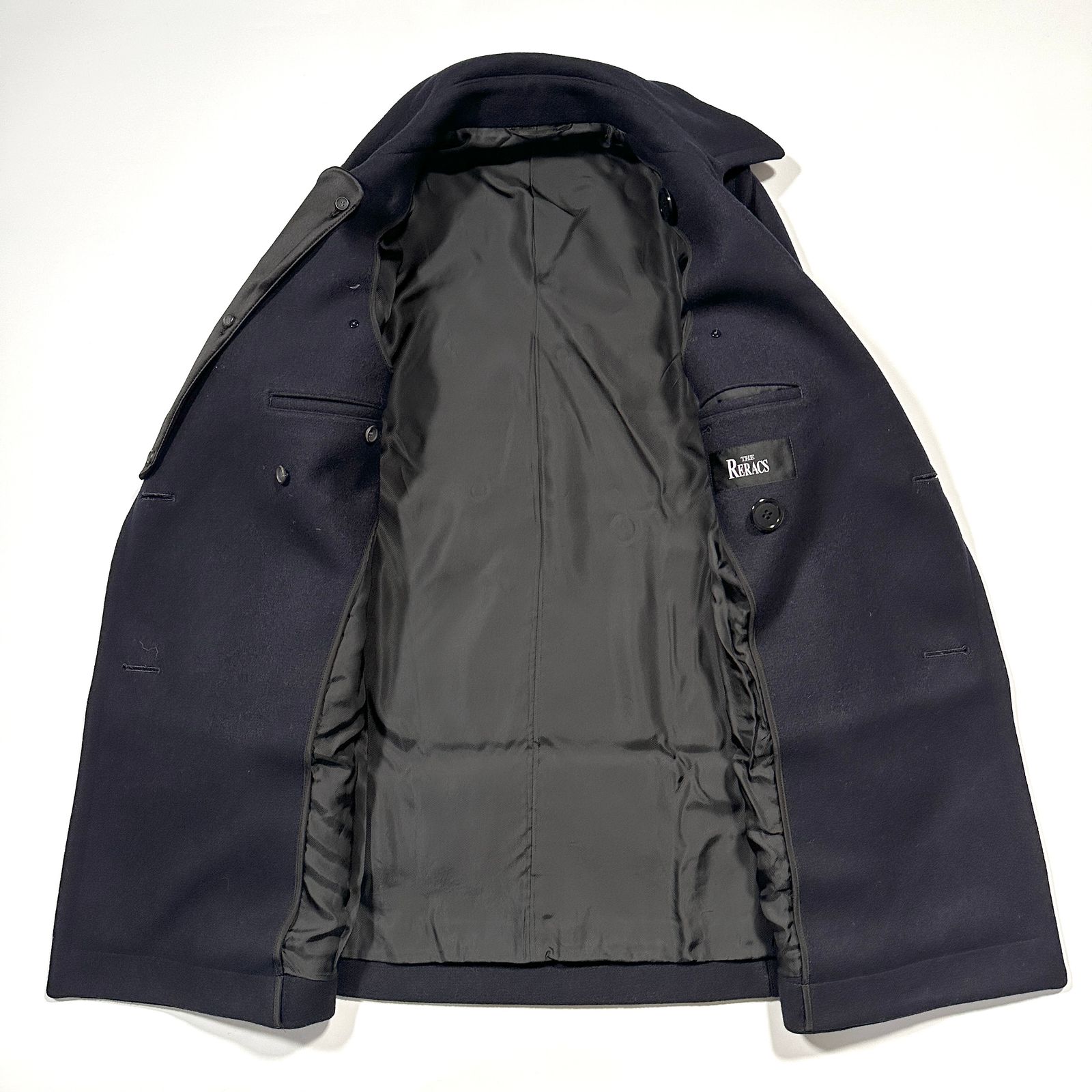 極美品 THE RERACS ザリラクス ウール メルトン ピーコート Pコート