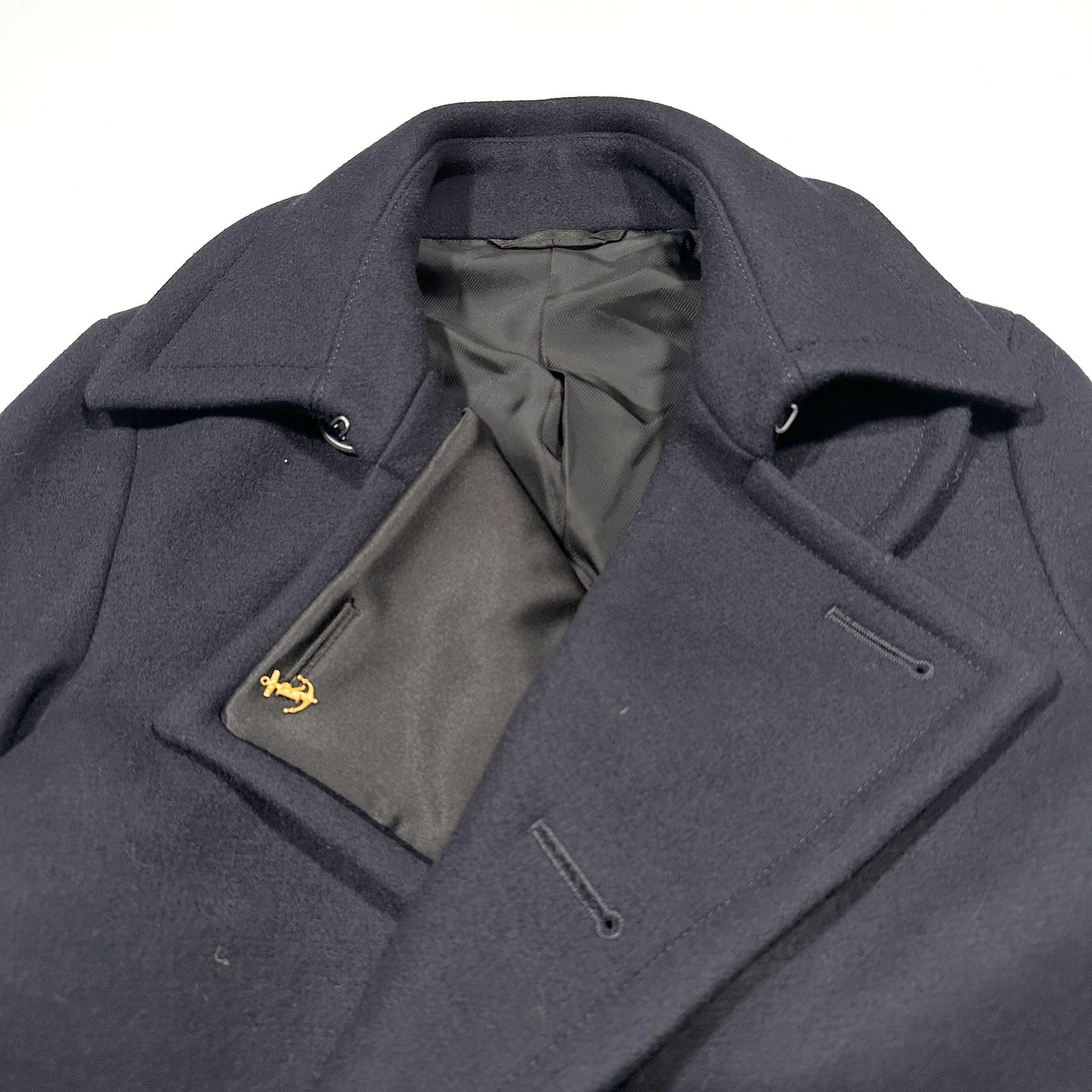 極美品 THE RERACS ザリラクス ウール メルトン ピーコート Pコート