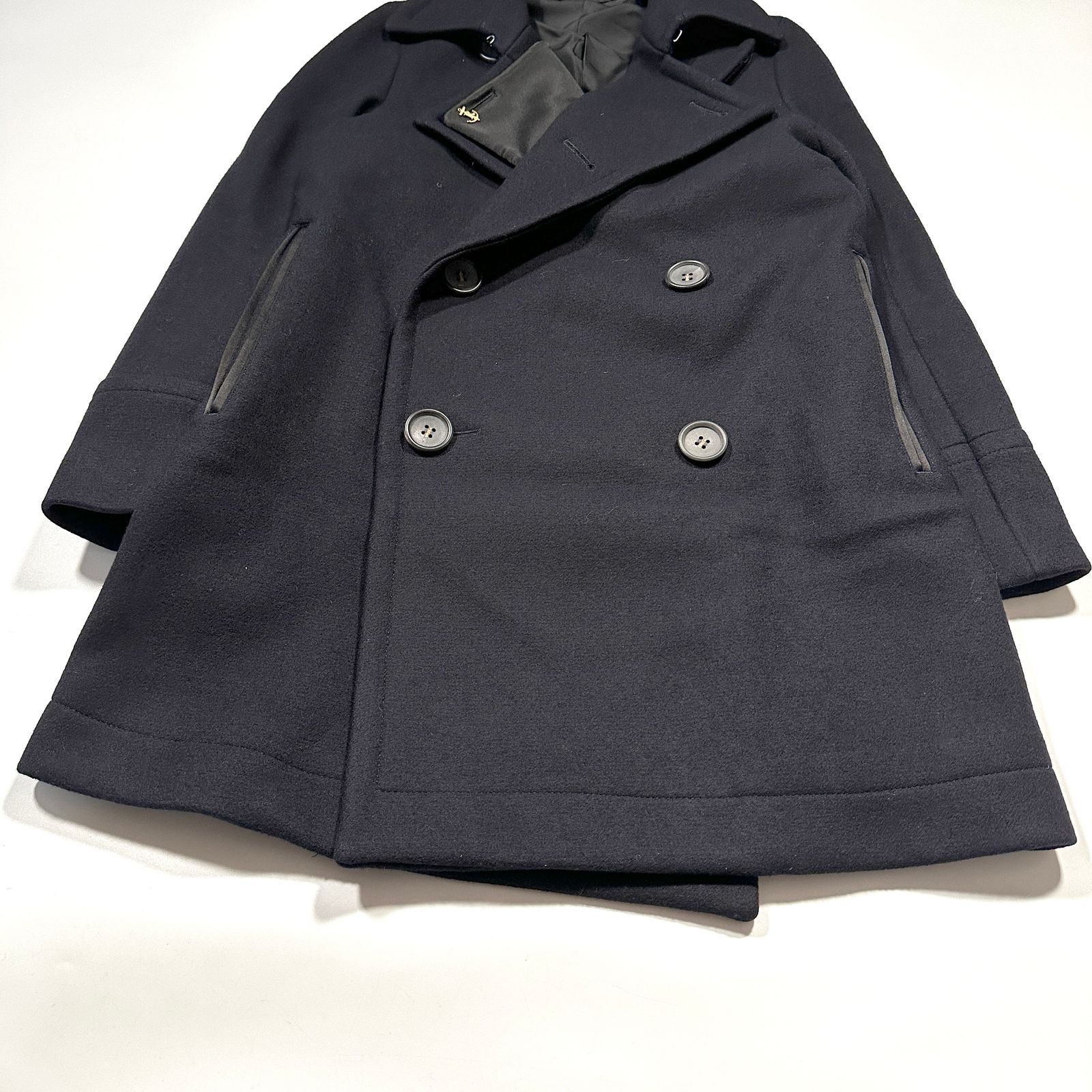 極美品 THE RERACS ザリラクス ウール メルトン ピーコート Pコート