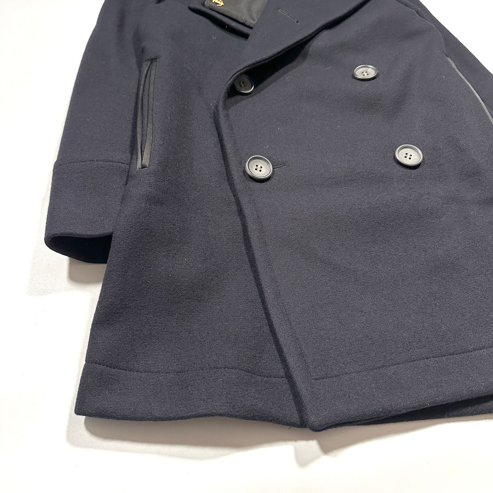 極美品 THE RERACS ザリラクス ウール メルトン ピーコート Pコート