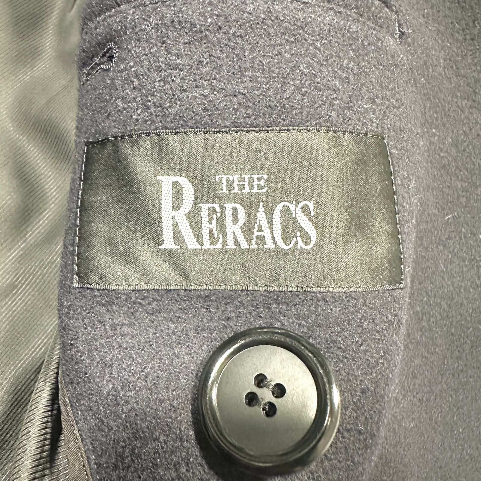 極美品 THE RERACS ザリラクス ウール メルトン ピーコート Pコート