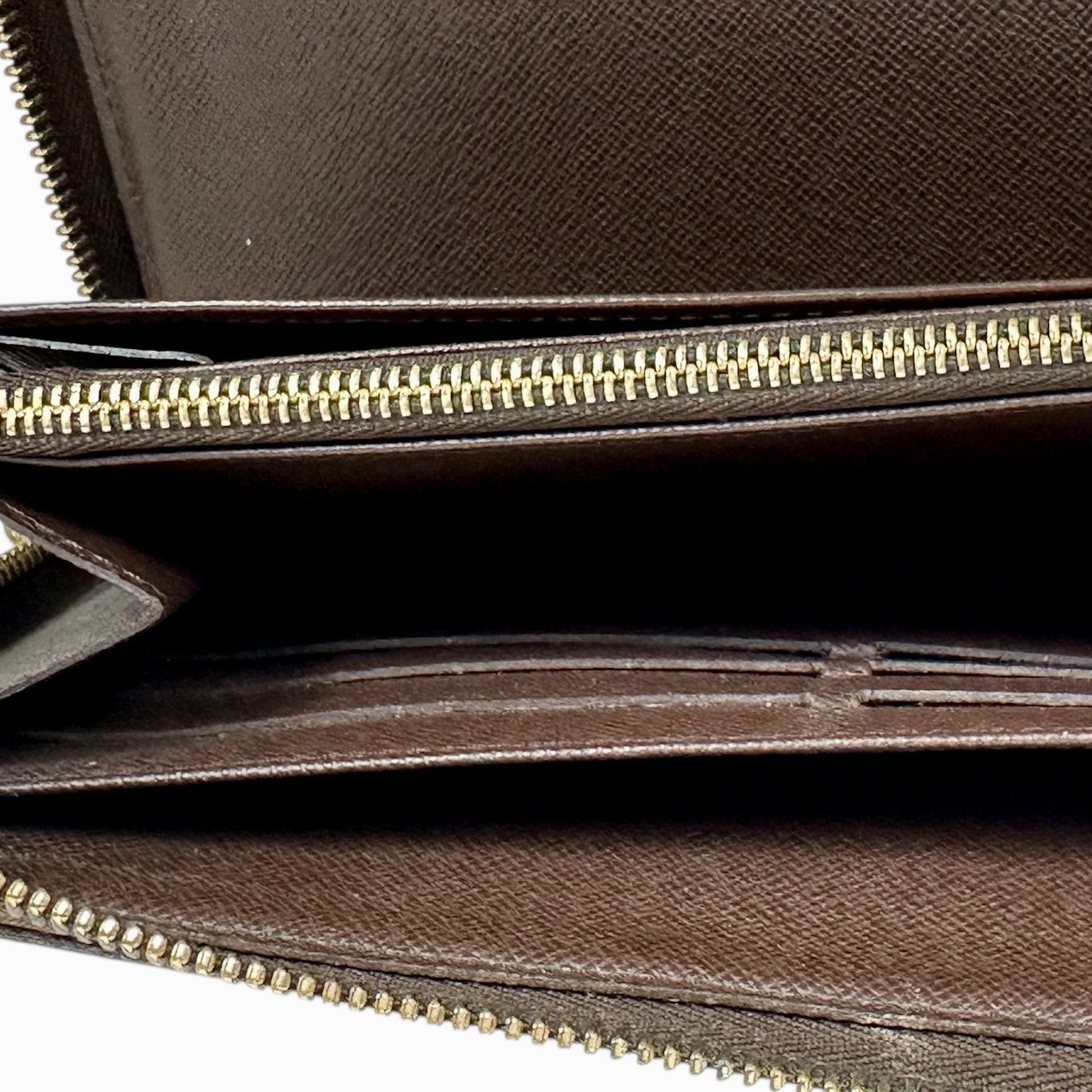 Louis Vuitton ルイヴィトン ジッピー オーガナイザーウォレット N 60003 ダミエ エベヌ キャンバス 財布 長財布 レディース メンズ ユニセックス -B 9304 オケージョン リブ編み