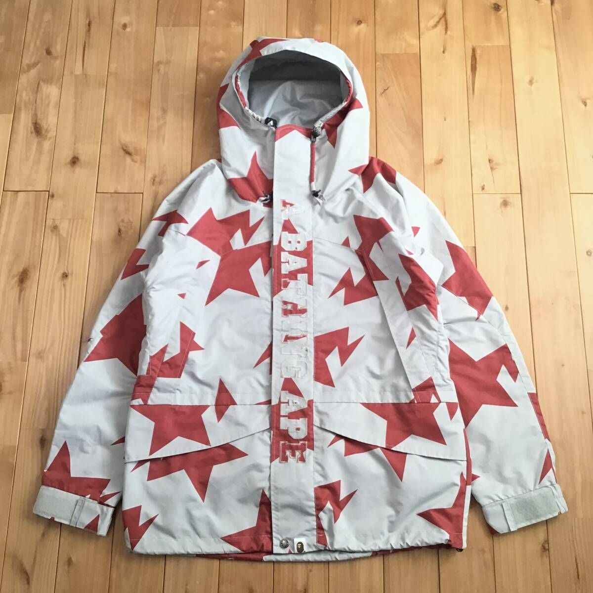 BAPE STA スノボジャケット Lサイズ a bathing ape STAR snowboard jacket BAPESTA エイプ ベイプ アベイシングエイプ スター NIGO owi 2647