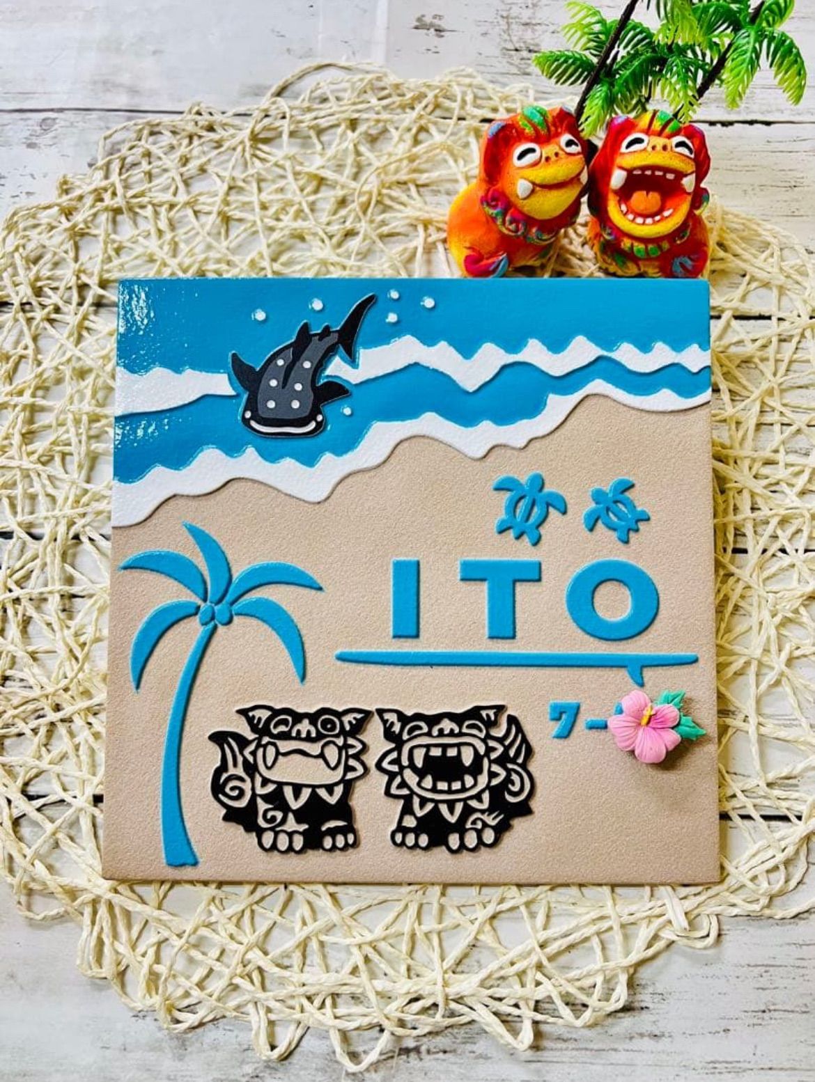 ポスト タイル表札