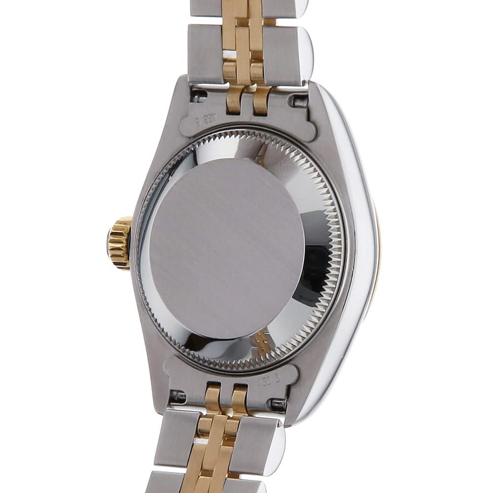 ロレックス デイトジャスト 10Pダイヤ 69173G シャンパン 彫り