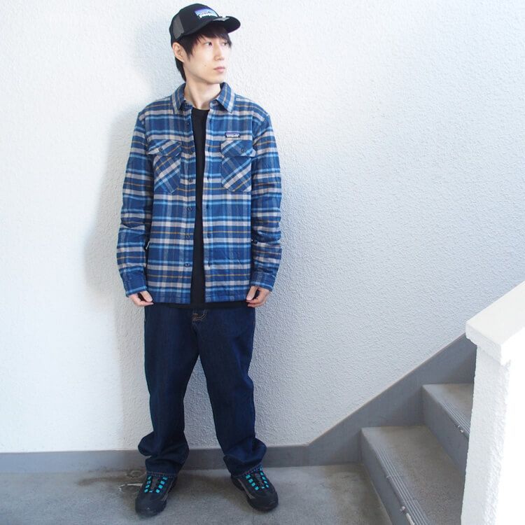 Patagonia メンズインサレーテッドフィヨルドフランネルジャケット