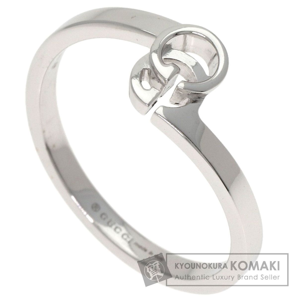 GUCCI グッチ GG ランニング 12 リング 指輪 K 18 WG レディース