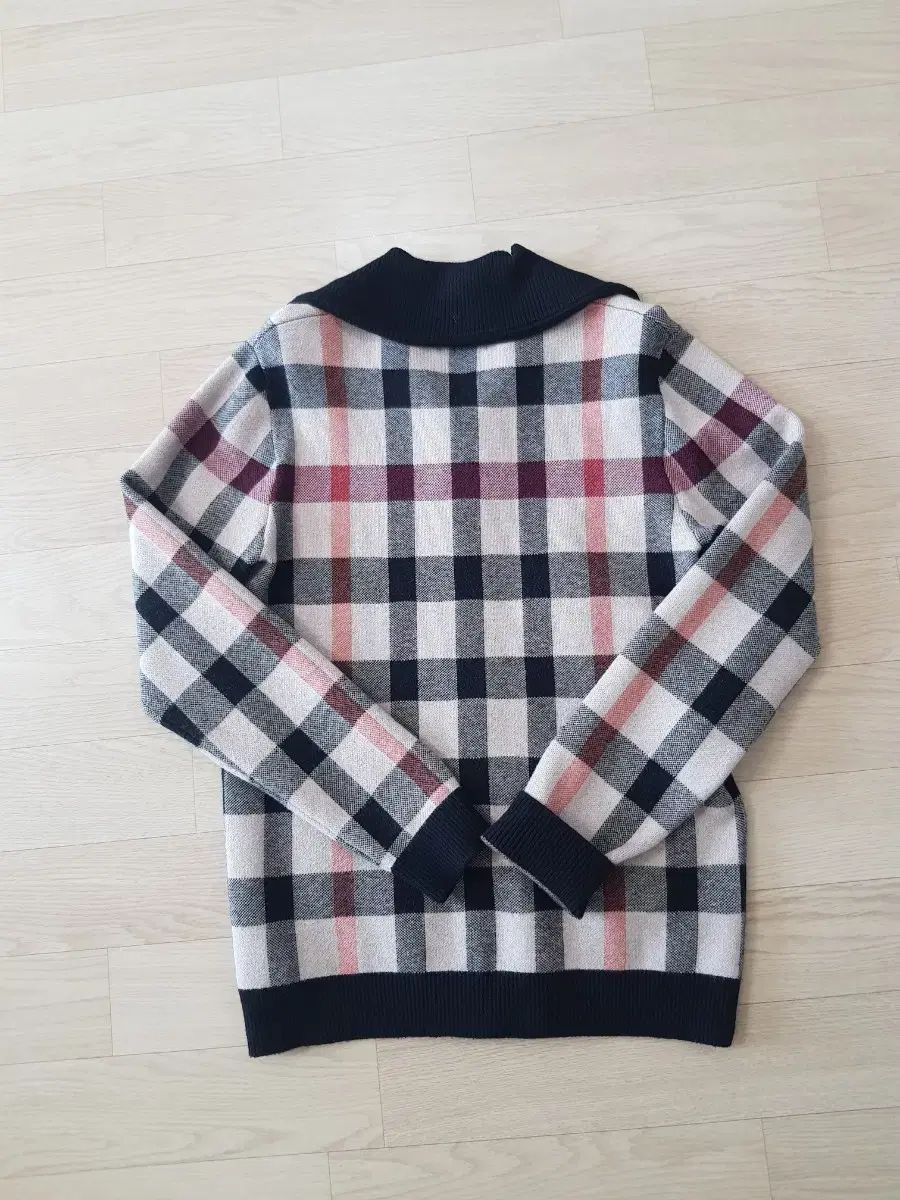 ダックスキッズ カラーニット カーディガン 165