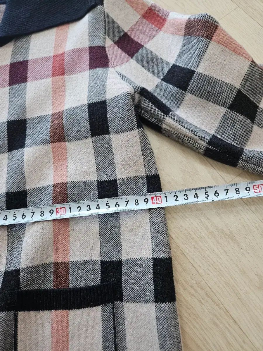 カラーニット カーディガン