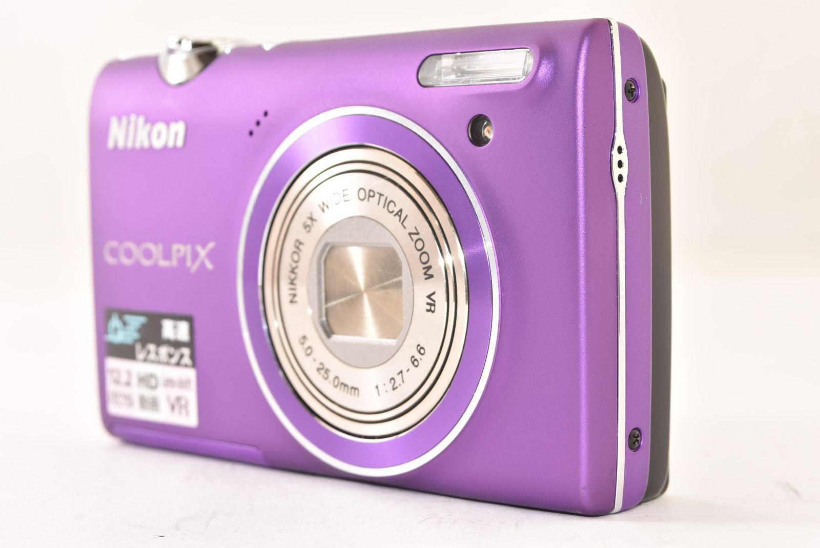 ☆ジャンク品☆ Nikon ニコン COOLPIX S5100 ライトパープル