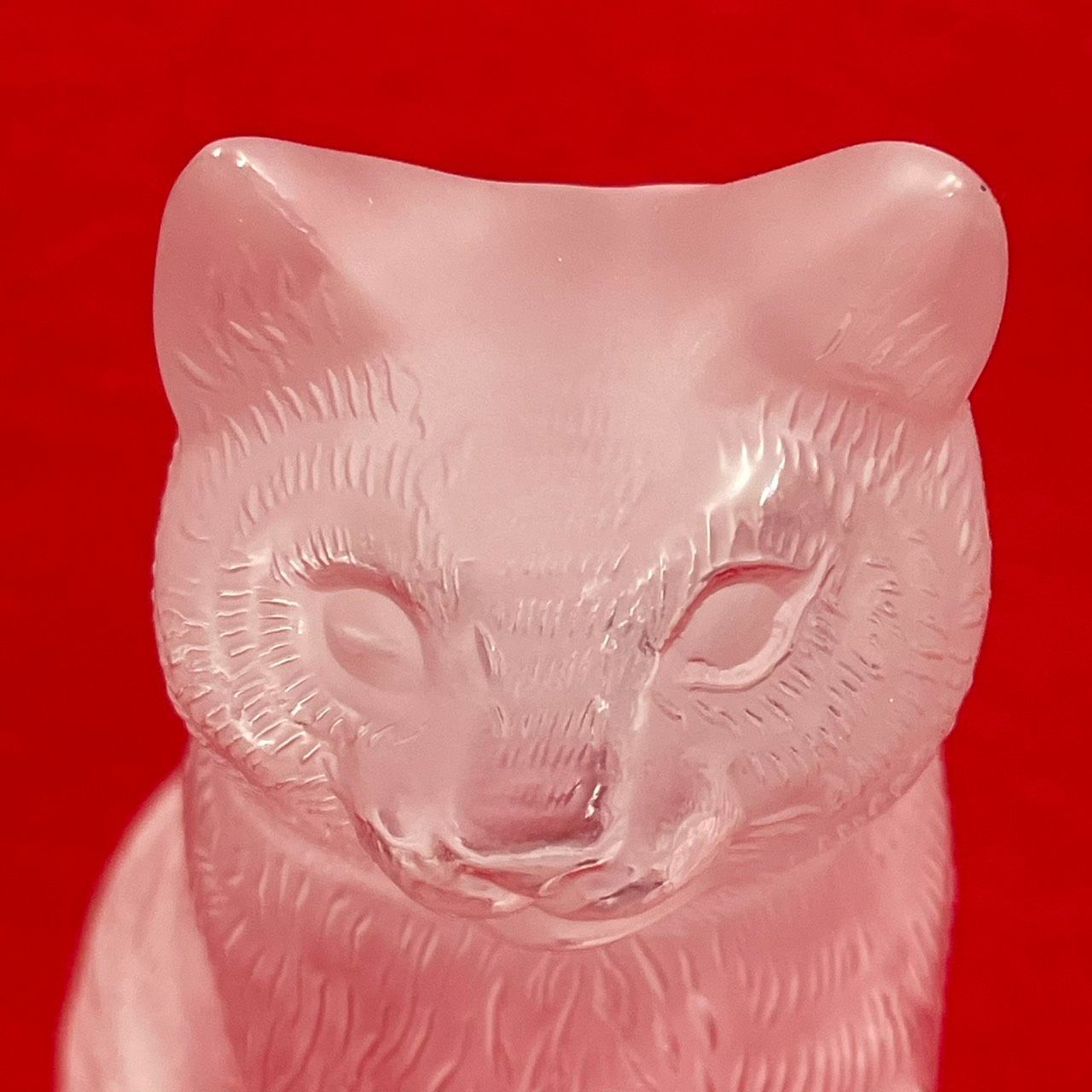 猫 置物 SEVRES セーブル クリスタルガラス FRANCE N-13 - メルカリ