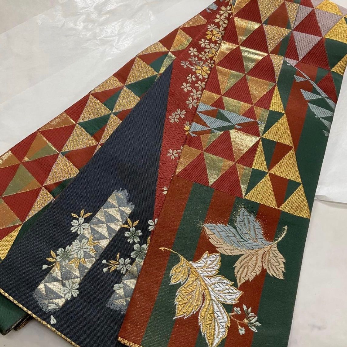 kimomo+one ○送料無料○kimonoarisa○未使用同然○最高級西陣織唐織